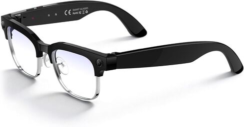 AI Smart Glasses with 8MP Camera, 4K Video & HD Photo, Bluetooth Audio, AI Voice Assistant, Real-Time Translation, Object Recognition, Noise-Cancel Calls, Music, Photochromic Lenses in Saudi Arabia