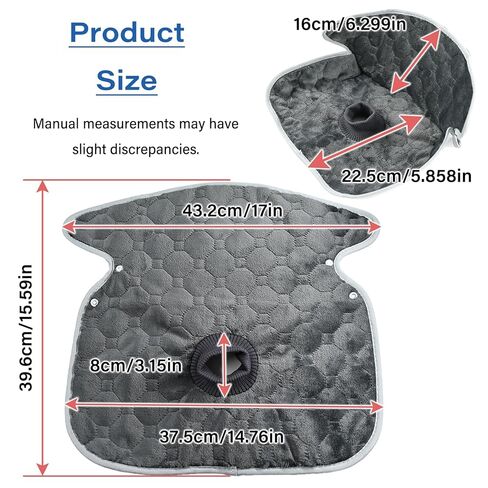 2 PCS Potty Training Protector Cover Waterproof Soft Piddle Pads & Liners for Baby Stroller, Booster & Travel,Universal Washable Car Seat Liner Mat for Spills to Prevent Pee(Grey) in Saudi Arabia