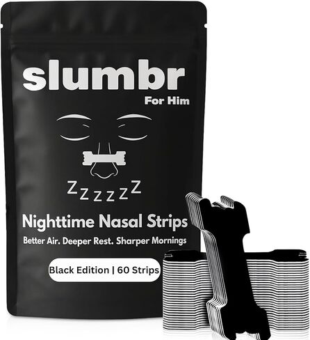 Slumbr Nasal Strips (60 Count) – Extra-Strength Grid Adhesive – Built for Nighttime Comfort, Clear Breathing & Consistent Sleep Routines (for Her - Pink) in Saudi Arabia