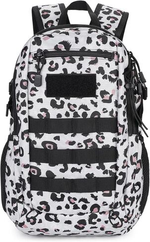 حقيبة ظهر تكتيكية HUNTVP 10L حقيبة ظهر صغيرة صغيرة Daypack حقيبة ظهر عسكرية MOLLE حقيبة ظهر تكتيكية للصيد والتخييم والرحلات (10L-أسود) in Saudi Arabia