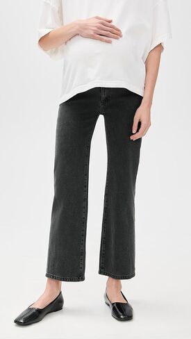DL1961 Women's Karmine Refined Wide Leg Maternity Jeans in Saudi Arabia
