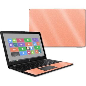 غلاف لامع لامع من MightySkins لجهاز الكمبيوتر المحمول HP 15t مقاس 15.6 بوصة (2017) - خوخي | لمسة نهائية لامعة واقية ومتينة شديدة اللمعان | سهلة التطبيق والإزالة وتغيير الأنماط | صنع في الولايات المتحدة الأمريكية in Kuwait