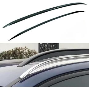 Roof Rail Cover 2pcs Black Aluminum Fits for BMW X5 F15 2014 2015 2016 2017 2018 roof Rails Roof Rack Side Rail Bars in Kuwait