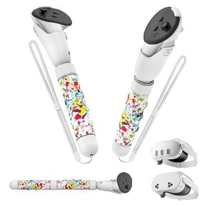 ملحقات وحدة تحكم مطورة، أذرع طويلة لعلامة Gorilla لـ Meta Quest 3S/Quest 3، مقابض Beat Saber، مقابض ملحقات نادي الجولف VR، مقابض تحكم لـ Quest 3S/3 VR Gaming UG Accessories (أسود ذهبي) in Kuwait