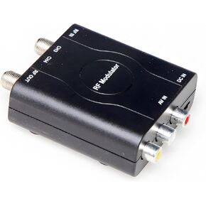 RCA to Coaxial Adapter, RF Coaxial Modulator, CVBS RF Adapter, VHF Converter, Channel 3/4 Switch for Game & Video Hub, DVD, VCR Player, PS2 PS3 PS4 in Saudi Arabia