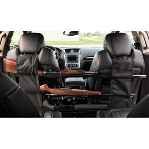 Front Seat Storage Gun Sling Bag, Car Seat Back Shotgun Rifle Rack Case Hunting Gun Holsters Organizer, Compatible with Sedans Pickup Trucks SUV Vans and More in Saudi Arabia