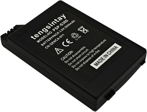 قطعتان من بطارية ليثيوم أيون قابلة لإعادة الشحن 3.6 فولت متوافقة مع أجهزة Sony PSP 2000 وPSP 3000 وPSP-3001 وPSP-3002 وPSP-3004 وPSP Lite وPSP Slim PSP-S110 in Kuwait