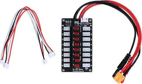 لوحة شحن LiPo JST Plug XH 2S 3S لوحة متوازية لبطارية الليثيوم لموازنة IMAX B6 B6AC المشتركة، يمكن شحن 8 لوحة LiPo ومحول اللوحة المتوازية in Kuwait