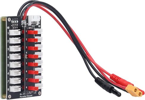 لوحة شحن LiPo JST Plug XH 2S 3S لوحة متوازية لبطارية الليثيوم لموازنة IMAX B6 B6AC المشتركة، يمكن شحن 8 لوحة LiPo ومحول اللوحة المتوازية in Kuwait