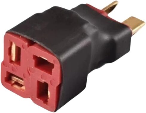 محول XT60 T-Plug الموازي/السلسلة 2 ذكر إلى 1 أنثى/إلى (T Parallel 1F 2M) in Kuwait