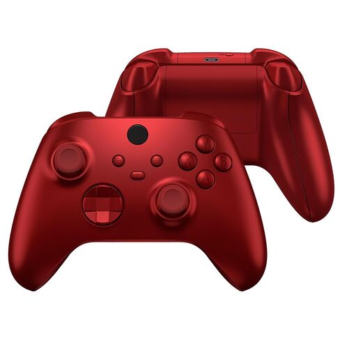 مجموعة كاملة من أزرار الغلاف لوحدة تحكم Xbox Series X & S، باللون الأحمر القرمزي المخصص لاستبدال القضبان الجانبية وغطاء اللوحة الخلفية الأمامية لوحدة التحكم اللاسلكية Xbox Core [باستثناء وحدة التحكم] in Saudi Arabia