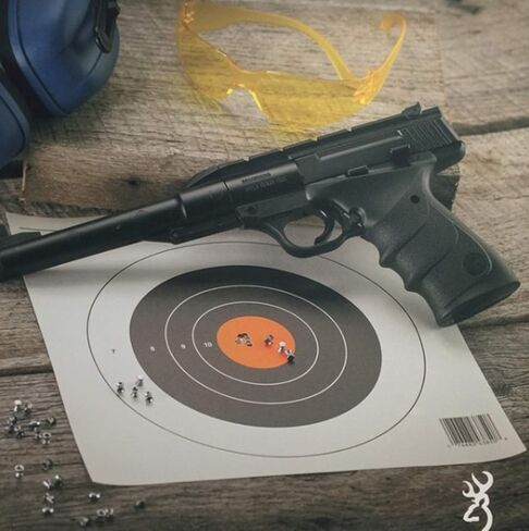 Umarex Browning Buck Mark URX Single Shot Break Barrel .177 Caliber Pellet Gun Air Pistol, Black in Saudi Arabia