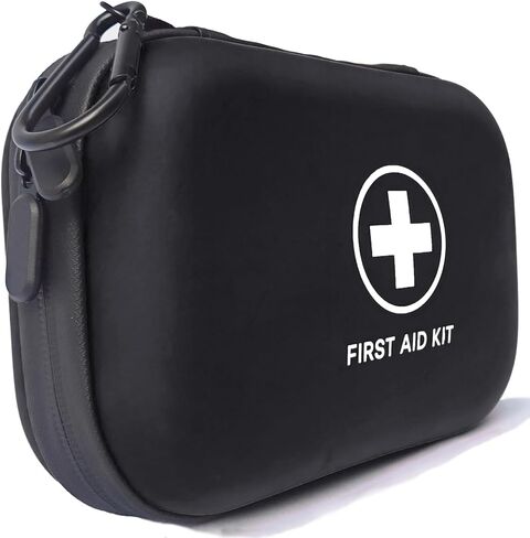 First Aid Kit 150 Piece Waterproof Hard Shell Emergency Medical Kit for Home, Camping, Hiking, Sports, Office, Adventure Portable IFAK Kits (Red) in Saudi Arabia