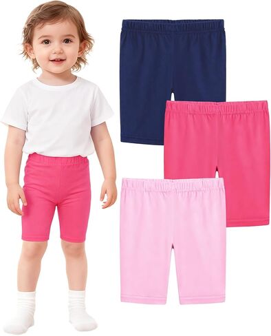 3 Pack Toddler Girls Bike Shorts Cartwheel Dance Short for Baby Girl Size18M-5T in Saudi Arabia