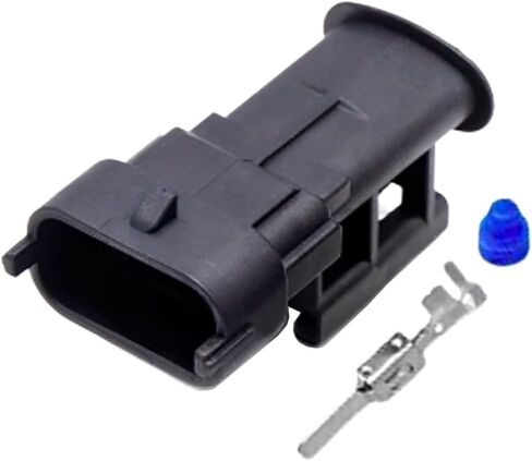 Cars Connectors 1/5/10/20/50 Sets 3 Pin 2.8 Series 1928405523 1928A00517 Auto Plug Injection Pump Connector Water Proof Socket(3p Female,1 Set) in Saudi Arabia
