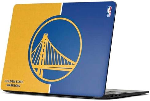 ملصق Skinit للكمبيوتر المحمول متوافق مع Surface Laptop 7 15in - تصميم جيرسي مرخص رسميًا من NBA Golden State Warriors in Saudi Arabia