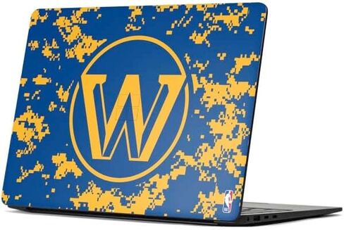ملصق Skinit للكمبيوتر المحمول متوافق مع Surface Laptop 7 15in - تصميم جيرسي مرخص رسميًا من NBA Golden State Warriors in Saudi Arabia