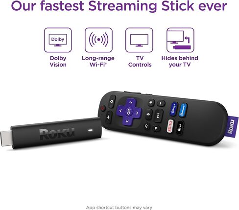 ARRIS Surfboard G36 DOCSIS 3.1 مودم كابل متعدد جيجابت وجهاز توجيه Wi-Fi AX3000 وComcast Xfinity وعصا البث Roku | جهاز بث روكو المحمول بدقة 4K/HDR/Dolby Vision in Kuwait