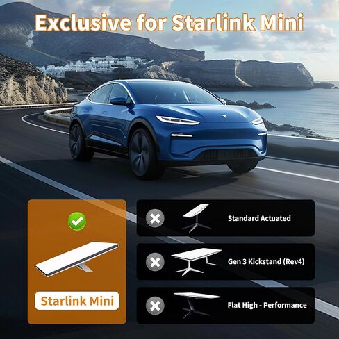 حامل ستارلينك الصغير - كوب شفط لملحقات ستارلينك الصغيرة، حامل نافذة سقف السيارة قوي الشفط لإشارة الأقمار الصناعية المستقرة الداخلية/الزجاج الخارجي، المركبات الترفيهية والقوارب ورحلات الطريق in Kuwait