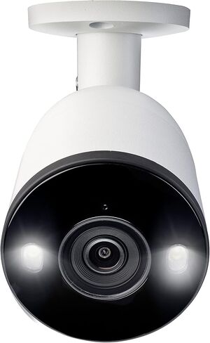 Lorex Fusion 4K (16 Camera Capable) 3TB Wired NVR System with 12 Bullet Cameras Featuring Smart Deterrence and 2-Way Audio in Saudi Arabia