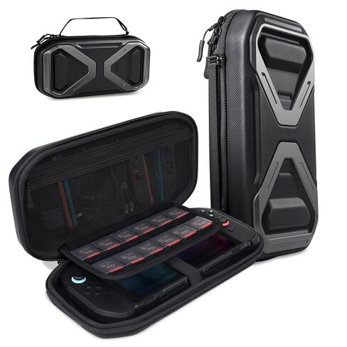 SUPCASE Pro Edition for Nintendo Switch 2 Carrying Case 2025, [12 Game Card Storage] [Military-Grade Protection] Spacious Portable Hard Shell Travel Bag for Switch 2 Console & Accessories, Black in Saudi Arabia
