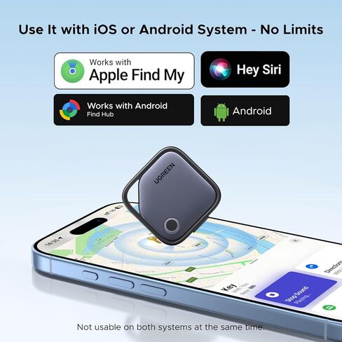 UGREEN Finder Duo (iOS وAndroid) علامات تعقب الهواء 4 عبوات، مكتشف مفاتيح بلوتوث قابل لإعادة الشحن متوافق مع iOS وAndroid للمفاتيح والأمتعة والمزيد | بطارية تدوم لمدة 12 شهرًا in Saudi Arabia