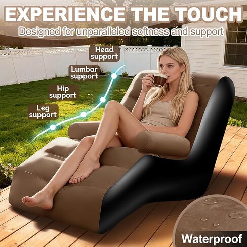 أريكة قابلة للنفخ للتخييم، أريكة قابلة للنفخ للبالغين مع مسند للذراع، سطح متدفق مقاوم للماء، كرسي صالة قابل للنفخ في الداخل، أريكة قابلة للنفخ محمولة لليلة الفيلم، أريكة هوائية في الهواء الطلق in Kuwait