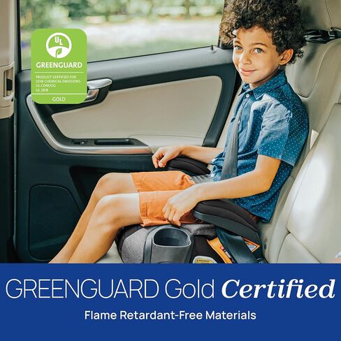 Chicco GoFit ClearTex Backless Booster Car Seat, Travel Booster Seat for Car, Portable Car Booster Seat for Children at Least 4 Years Old and 40-110 lbs. | Orchid/Navy in Saudi Arabia
