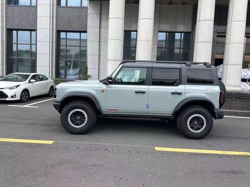 5 قطعة رف سقف طويل عبر بار يناسب فورد برونكو 2021 2022 2023 2024 2025 قضبان البضائع حاملات الأمتعة الألومنيوم (أسود) in Kuwait