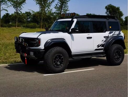 5 قطعة رف سقف طويل عبر بار يناسب فورد برونكو 2021 2022 2023 2024 2025 قضبان البضائع حاملات الأمتعة الألومنيوم (أسود) in Kuwait