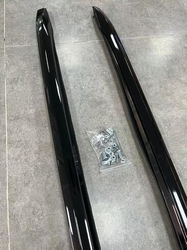 أسود 2 قطعة حامل سقفي السكك الحديدية عبر شريط يناسب ل أكورا MDX 2014 2015 2016 2017 2018 2019 2020 2021 حاملات الأمتعة العارضة in Kuwait