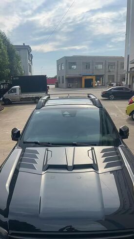 A Set Black Fits for Ford Ranger T9 2023 2024 Top Roof Rack Cross Side Rails Bars Carrier Upgraded Version Set Cross Bars Crossbars in Kuwait