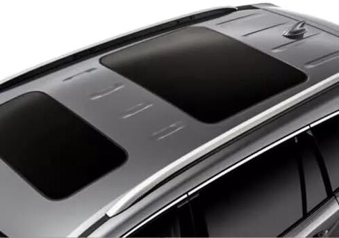 الفضة 2 قطعة حامل سقفي السكك الحديدية عبر شريط يناسب ل أكورا MDX 2014 2015 2016 2017 2018 2019 2020 2021 حاملات الأمتعة العارضة in Kuwait