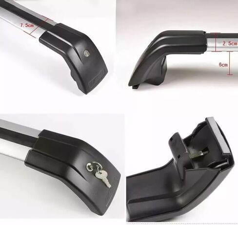 4Pcs Roof Rails Rack Crossbar Fits for Acura RDX 2012 2013 2014 2015 2016 2017 2018 Silver Aluminum Rack Luggage Carriers Crossbars in Kuwait