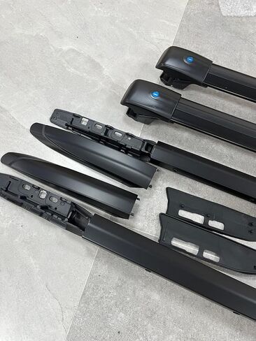 4PCS Black Roof Rack Cross bar Roof Rail Crossbars fits for Toyota Sienna 2021 2022 2023 2024 Luggage Rails in Kuwait