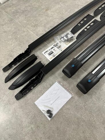 4PCS Black Roof Rack Cross bar Roof Rail Crossbars fits for Toyota Sienna 2021 2022 2023 2024 Luggage Rails in Kuwait