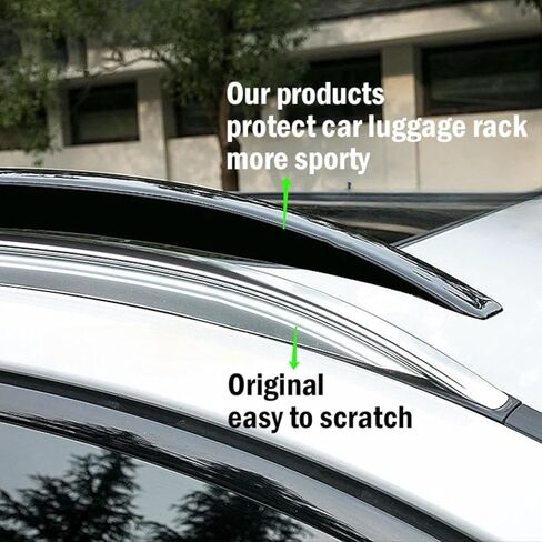 Roof Rail Cover 2pcs Black Aluminum Fits for BMW X5 F15 2014 2015 2016 2017 2018 roof Rails Roof Rack Side Rail Bars in Kuwait