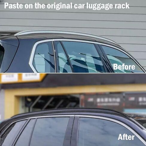 Roof Rail Cover 2pcs Black Aluminum Fits for BMW X5 F15 2014 2015 2016 2017 2018 roof Rails Roof Rack Side Rail Bars in Kuwait