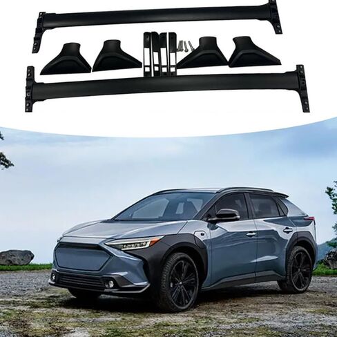 2PCS Crossbars Fits for Subaru Solterra 2023 2024 2025 Cross Bar Roof Rack Rail Rail Carrier Black in Kuwait