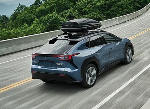 2PCS Crossbars Fits for Subaru Solterra 2023 2024 2025 Cross Bar Roof Rack Rail Rail Carrier Black in Kuwait