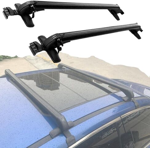 2pcs Black Cross bar roof Rack Rails Fits for All New HR-V HRV 2023 2024 Crossbars Crossbar Without Roof Rack in Kuwait