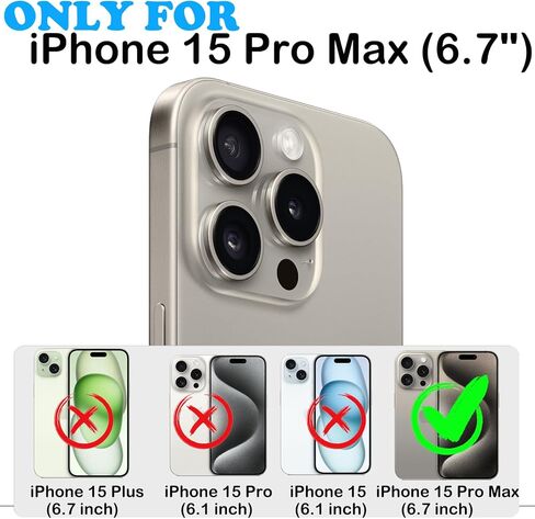 for iPhone 15 Pro Max Case with Belt Clip Holster,Built-in Screen Protector,Heavy Duty Shockproof Drop Protection Military Grade 3 Layers Rugged Phone Cover with Kickstand 6.7" (Black Orange) in Kuwait