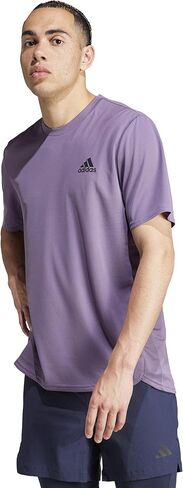 adidas Men's Designed for Movement T-Shirt, Shadow Violet, Large in Saudi Arabia