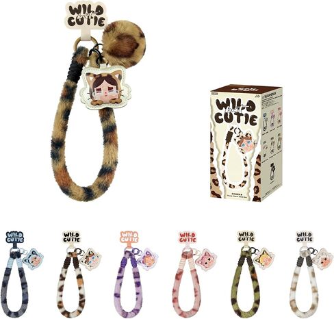 POP MART CRYBABY Wild But Cutie Series-Phone Charm Blind Box in Kuwait