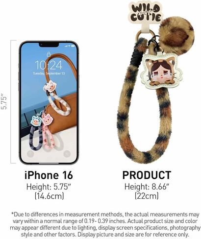 POP MART CRYBABY Wild But Cutie Series-Phone Charm Blind Box in Kuwait