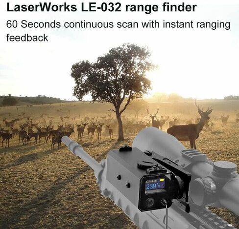 LE-032 Riflescope Mate rangefinder 700M صغير تكتيكي للصيد في الهواء الطلق الرماية مكتشف المدى الرماية القوس والنشاب نطاق الهدف الأسود in Saudi Arabia