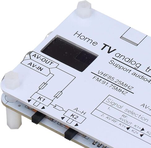 جهاز إرسال تناظري للتلفزيون المنزلي من Asixxsix، جهاز إرسال تلفزيون تناظري VHF UHF، محول HDMI محول RF R CA، محول مركب محوري، مدخل واجهة وسائط متعددة عالية الدقة 1080P in Kuwait
