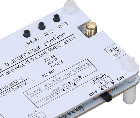 جهاز إرسال تناظري للتلفزيون المنزلي من Asixxsix، جهاز إرسال تلفزيون تناظري VHF UHF، محول HDMI محول RF R CA، محول مركب محوري، مدخل واجهة وسائط متعددة عالية الدقة 1080P in Kuwait