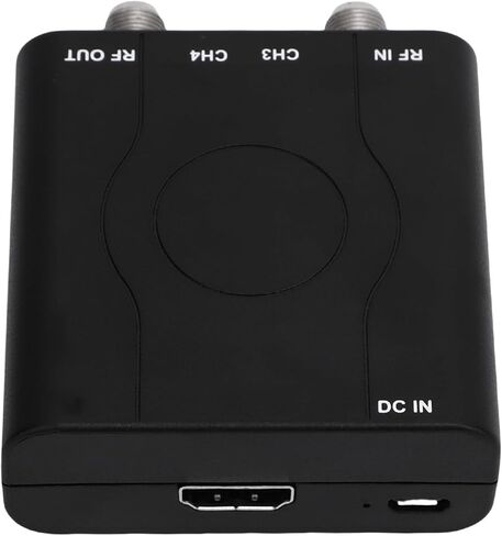 ASHATA HDMI RF Modulator Coax Converter، HDMI Modulator HDM61 1080P PAL محول التحكم لتنسيق NTSC وحدة تحكم ألعاب التلفزيون المنزلية in Kuwait