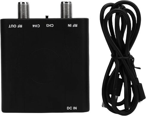 ASHATA HDMI RF Modulator Coax Converter، HDMI Modulator HDM61 1080P PAL محول التحكم لتنسيق NTSC وحدة تحكم ألعاب التلفزيون المنزلية in Kuwait